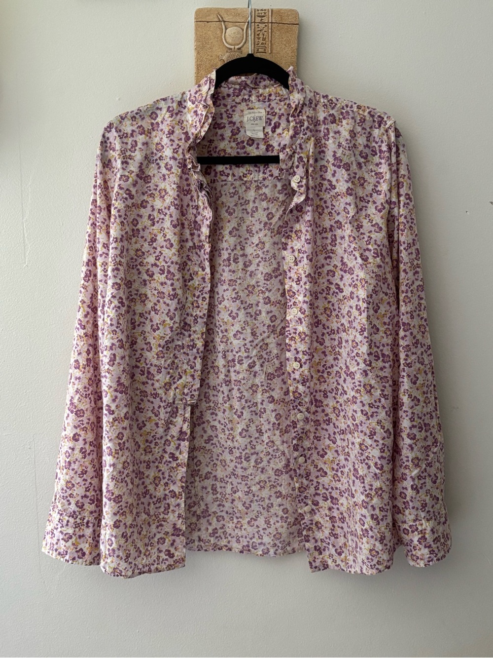 JCrew 100% Cotton Floral Button up Shirt